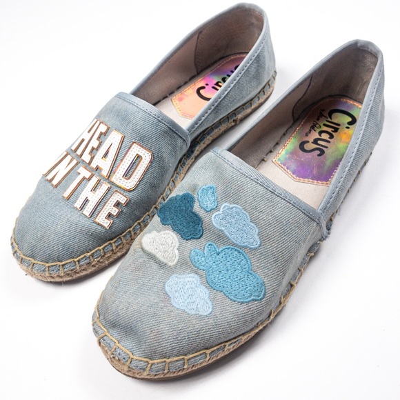 Sam Edelman Shoes - Sam Edelman Head in the Clouds Canvas Blue Flats